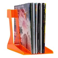 Vinüülplaadihoidja alus, plaadiriiul, Audio Anatomy LP Vinyl Record Stand, oranž цена и информация | Виниловые пластинки, CD, DVD | kaup24.ee