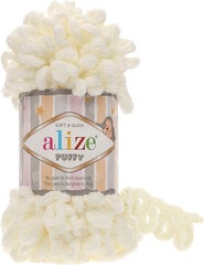 Lõng Alize Puffy 62, naturaalne цена и информация | Принадлежности для вязания | kaup24.ee