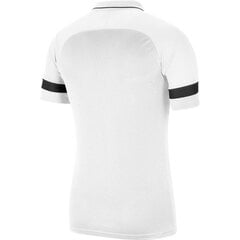 Мужская спортивная рубашка-поло Nike Polo Dry Academy 21 M CW6104 100, белая цена и информация | Мужская спортивная одежда | kaup24.ee