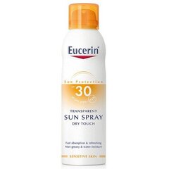 Eucerin Läbipaistev pihustatav päevitaja Dry Touch SPF 30 200 ml hind ja info | Päikesekreemid | kaup24.ee