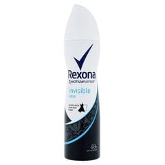 Rexona higistamisvastane sprei Motionsense Invisible Aqua 150 ml цена и информация | Дезодоранты | kaup24.ee