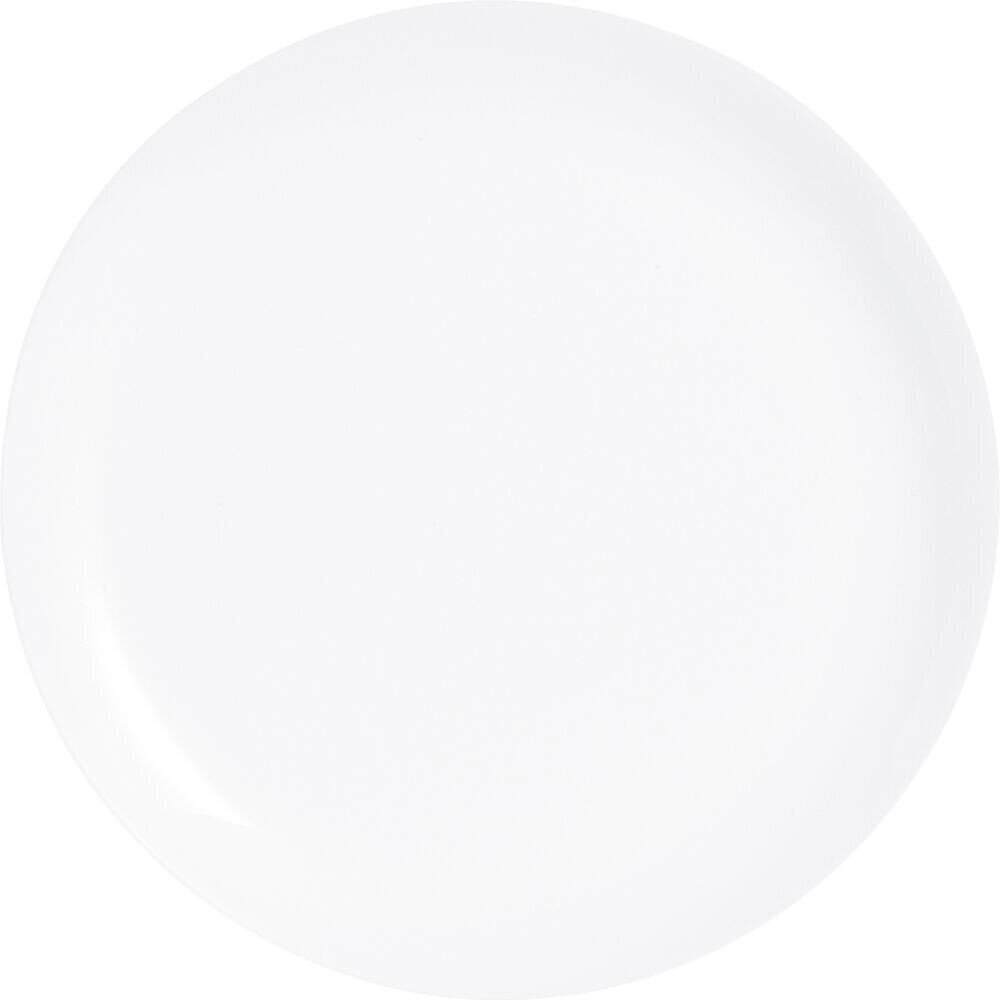 Taldrikute komplekt Arcoroc Evolutions 6 Ühikut Valge Klaas (Ø 25 cm) hind ja info | Lauanõud ja kööginõud | kaup24.ee