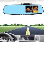 4,3-дюймовый автомобильный зеркальный видеорегистратор с камерой заднего вида Full HD 1080P DVR цена и информация | Видеорегистраторы | kaup24.ee