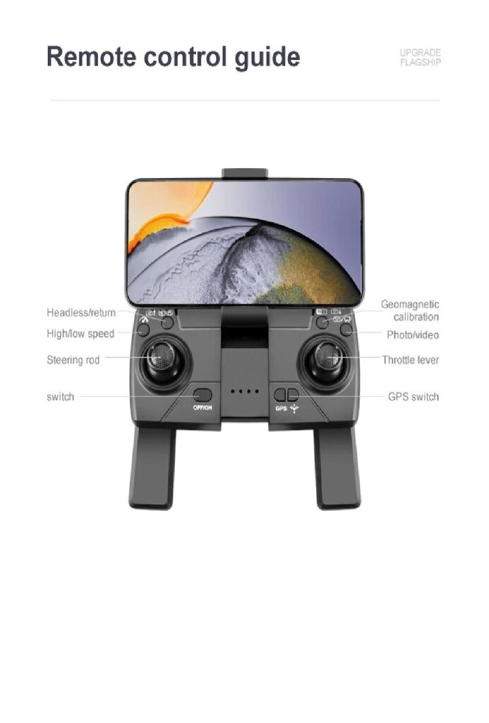 S604 Pro GPS 4K HD kaamera WIFI FPV droon hind ja info | Droonid | kaup24.ee