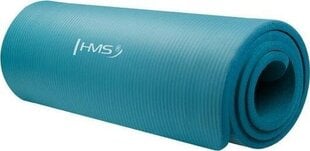 Joogamatt HMS YM04, 183x61x1.5 cm, helesinine цена и информация | Коврики для йоги, фитнеса | kaup24.ee