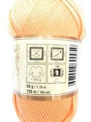 Kudumisniit YarnArt Classy Crochet, oranž 4326 hind ja info | Kudumistarvikud | kaup24.ee
