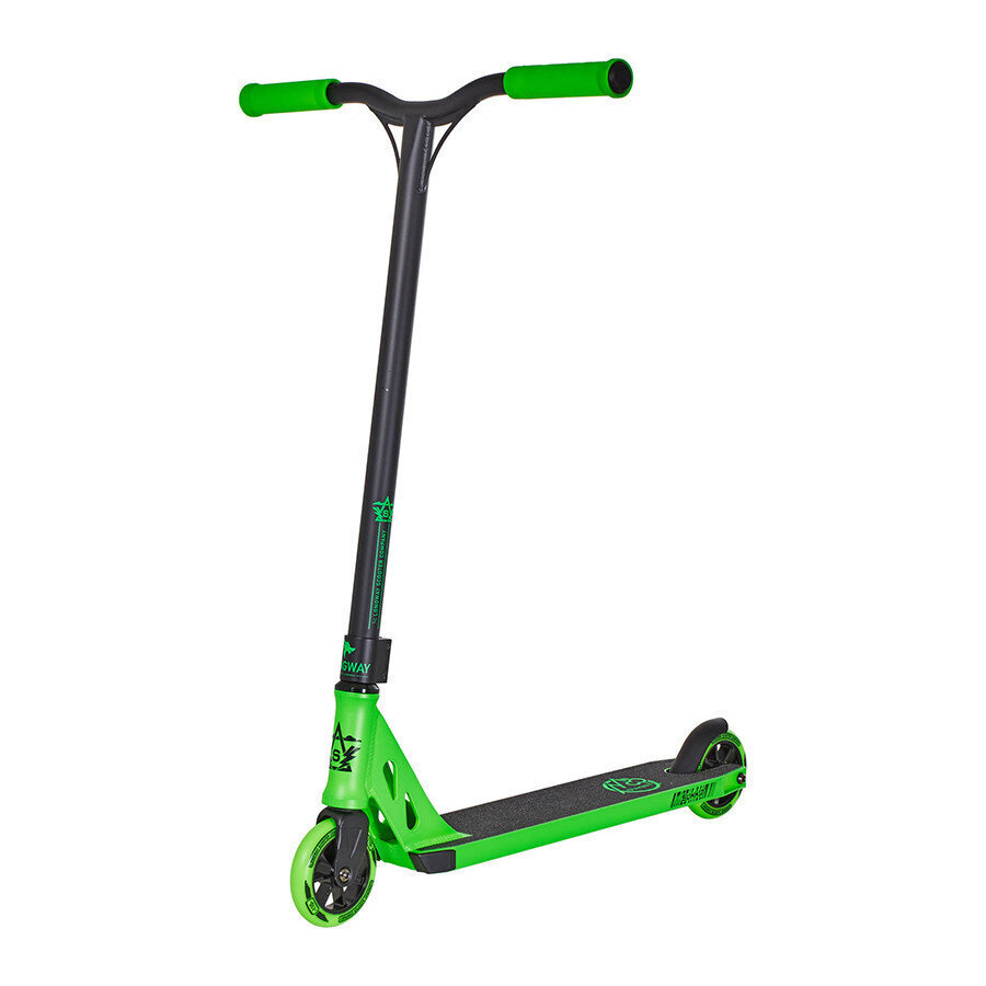 Trikitõukeratas Longway Summit Pro Scooter, roheline цена и информация | Tõukerattad | kaup24.ee