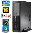 HP 8100 Elite SFF i5-750 16GB 480SSD+2TB GT1030 2GB DVD Win7Pro [uuendatud]