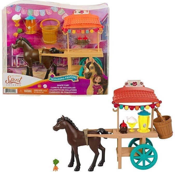 Mattel Spirit Festival Stall mänguasjade komplekt, hobune boksiga цена и информация | Arendavad mänguasjad | kaup24.ee