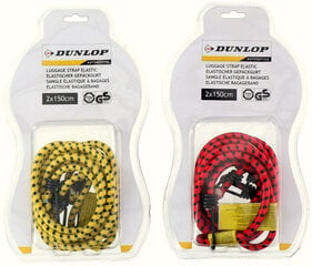 Резиновый крепеж груза Dunlop, 2 x 150 см цена и информация | Dunlop Автотовары | kaup24.ee