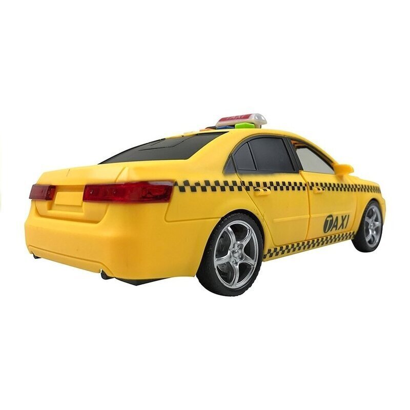 Mänguauto "Taxi" koos valguse ja heliga hind ja info | Poiste mänguasjad | kaup24.ee