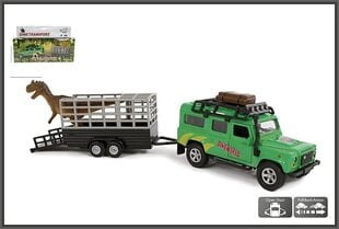 Maastur Land Rover dinosauruse haagisega цена и информация | Игрушки для мальчиков | kaup24.ee