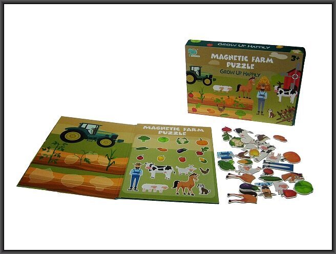 Pusle (mäng) "Talu" koos magnetitega hind ja info | Arendavad mänguasjad | kaup24.ee