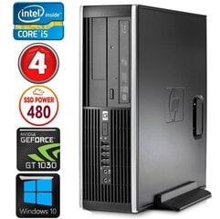 HP 8100 Elite SFF i5-750 4GB 480SSD GT1030 2GB DVD Win10 [uuendatud] цена и информация | Стационарные компьютеры | kaup24.ee