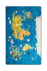 Vaip World Map, 140x190 cm цена и информация | Ковры | kaup24.ee