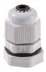 Водонепроницаемый кабельный ввод PG7, 13 мм , 3-6,5 мм цена и информация | Кабели и провода | kaup24.ee