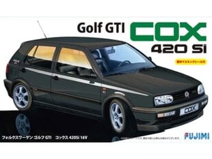 Fujimi mudelikomplekt - VW Golf GTI Cox 420 SI (with Window Frame Masking Seal), 1/24, 12618 hind ja info | Klotsid ja konstruktorid | kaup24.ee