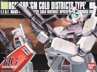 Bandai mudelikomplekt - HGUC RGM-79D GM Cold Districts Type, 1/144, 58260 hind ja info | Klotsid ja konstruktorid | kaup24.ee