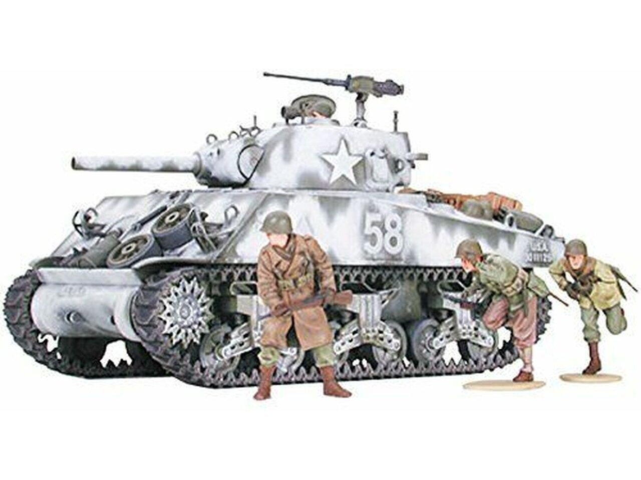 Tamiya mudelikomplekt - U.S. Medium Tank M4A3 Sherman 105mm Howitzer Assault Support, 1/35, 35251 цена и информация | Klotsid ja konstruktorid | kaup24.ee