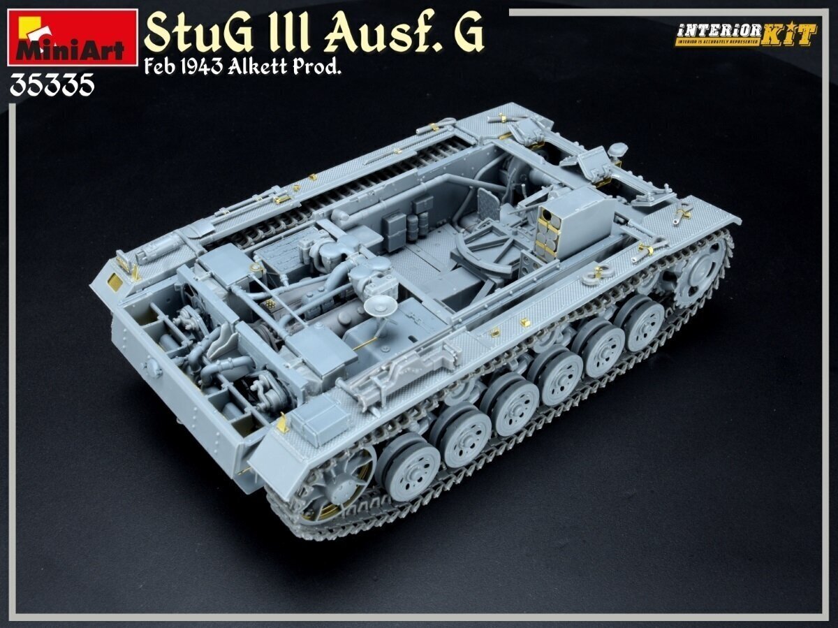 Miniart mudelikomplekt - StuG III Ausf. G Feb 1943 Alkett Prod. - Interior Kit, 1/35, 35335 hind ja info | Klotsid ja konstruktorid | kaup24.ee