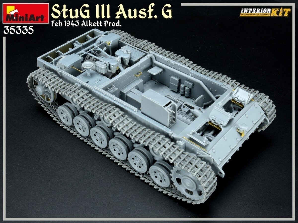 Miniart mudelikomplekt - StuG III Ausf. G Feb 1943 Alkett Prod. - Interior Kit, 1/35, 35335 hind ja info | Klotsid ja konstruktorid | kaup24.ee