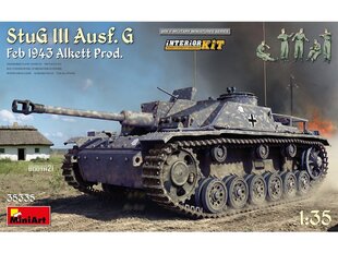 Miniart mudelikomplekt - StuG III Ausf. G Feb 1943 Alkett Prod. - Interior Kit, 1/35, 35335 цена и информация | Конструкторы и кубики | kaup24.ee