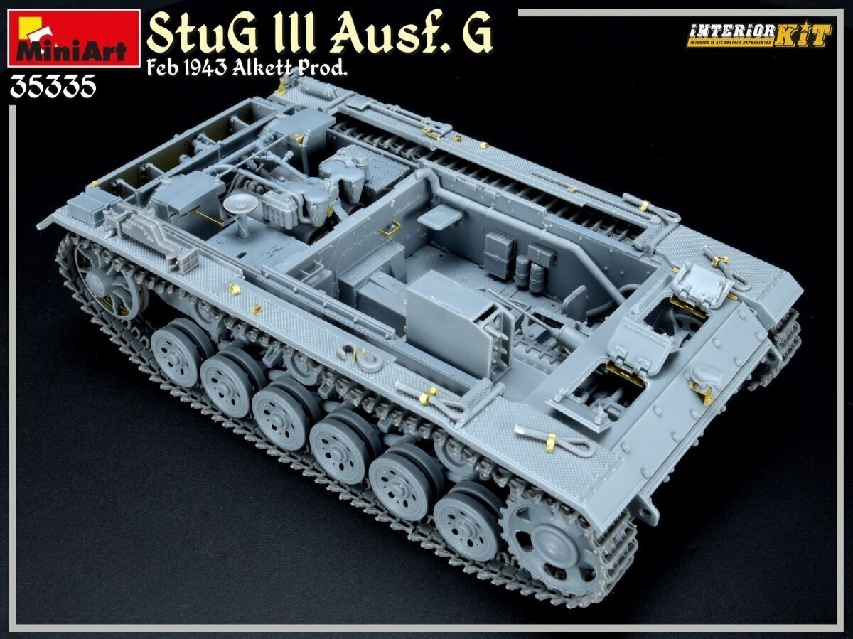 Miniart mudelikomplekt - StuG III Ausf. G Feb 1943 Alkett Prod. - Interior Kit, 1/35, 35335 hind ja info | Klotsid ja konstruktorid | kaup24.ee