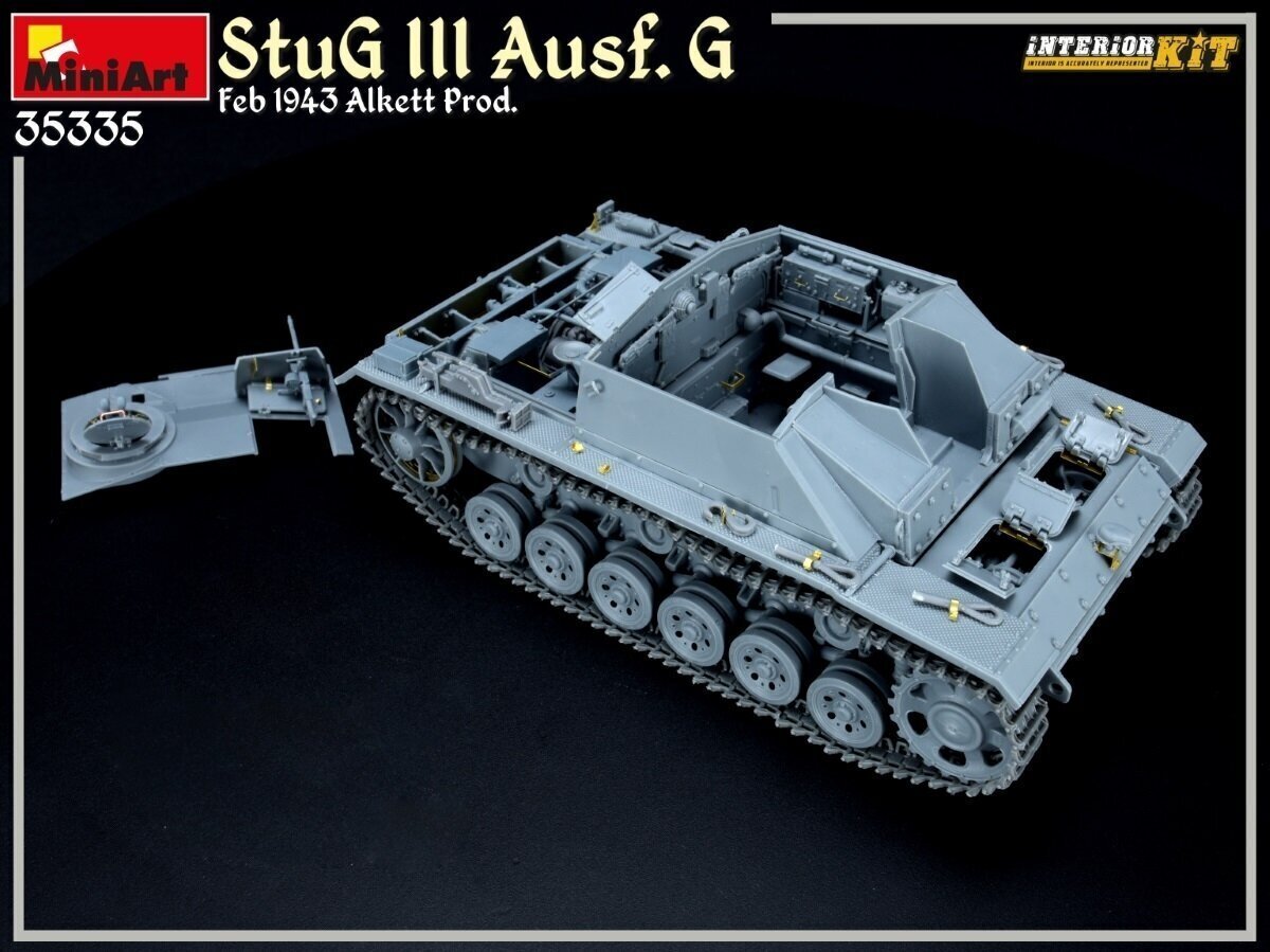 Miniart mudelikomplekt - StuG III Ausf. G Feb 1943 Alkett Prod. - Interior Kit, 1/35, 35335 hind ja info | Klotsid ja konstruktorid | kaup24.ee