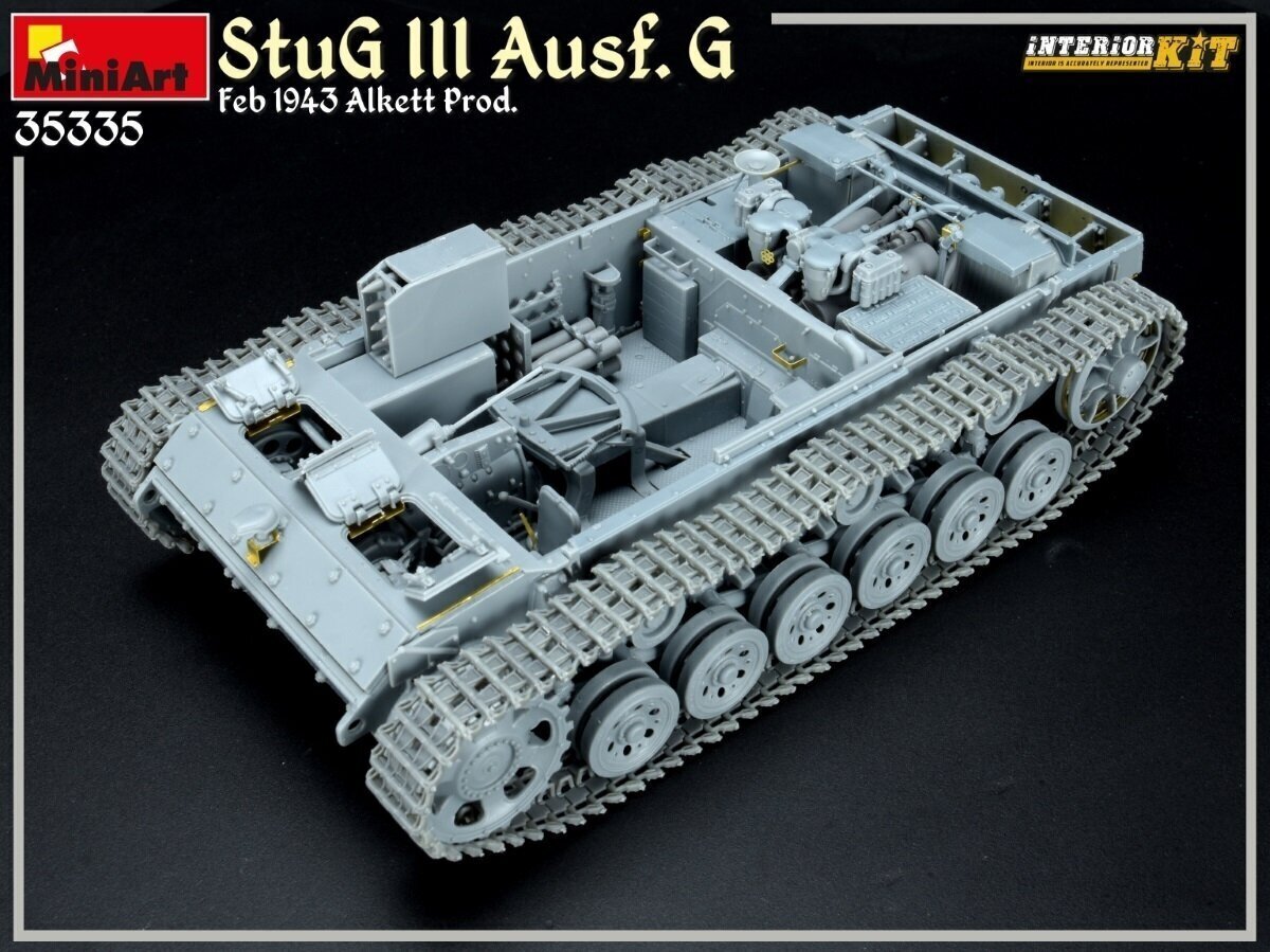 Miniart mudelikomplekt - StuG III Ausf. G Feb 1943 Alkett Prod. - Interior Kit, 1/35, 35335 hind ja info | Klotsid ja konstruktorid | kaup24.ee