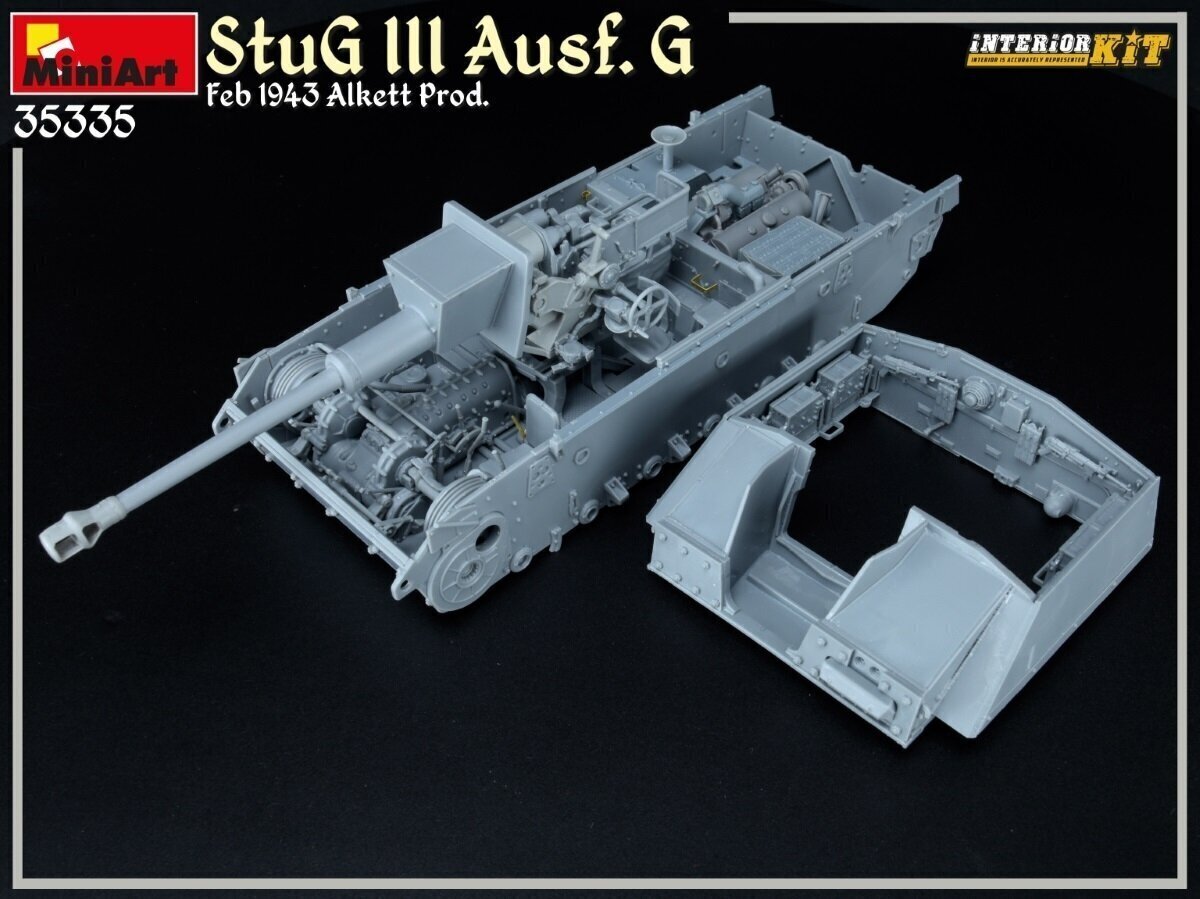 Miniart mudelikomplekt - StuG III Ausf. G Feb 1943 Alkett Prod. - Interior Kit, 1/35, 35335 hind ja info | Klotsid ja konstruktorid | kaup24.ee