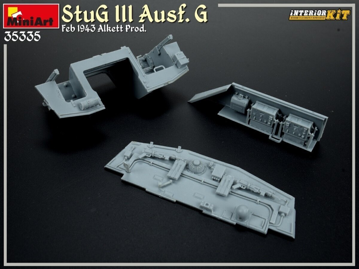 Miniart mudelikomplekt - StuG III Ausf. G Feb 1943 Alkett Prod. - Interior Kit, 1/35, 35335 hind ja info | Klotsid ja konstruktorid | kaup24.ee