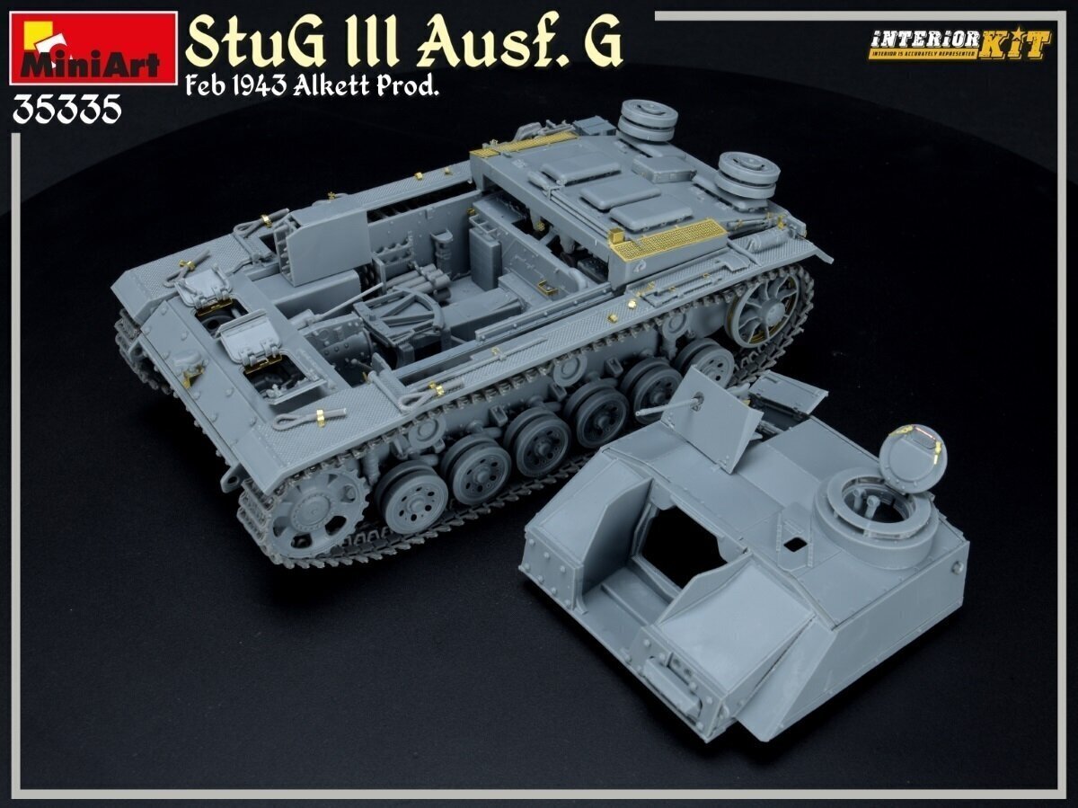 Miniart mudelikomplekt - StuG III Ausf. G Feb 1943 Alkett Prod. - Interior Kit, 1/35, 35335 hind ja info | Klotsid ja konstruktorid | kaup24.ee