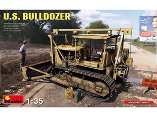 Miniart mudelikomplekt - U.S. Bulldozer, 1/35, 38022 hind ja info | Klotsid ja konstruktorid | kaup24.ee