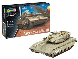 Сборная пластиковая модель Revell - Merkava Mk.III, 1/72, 03340 цена и информация | Конструкторы и кубики | kaup24.ee