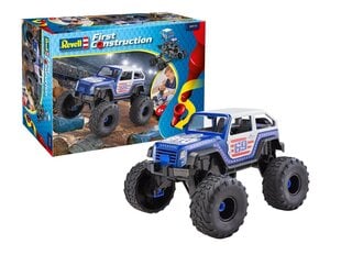 Revell mudelikomplekt - First Construction Monster Truck, 1/20, 00919 hind ja info | Kokkupandavad mänguasjad | kaup24.ee