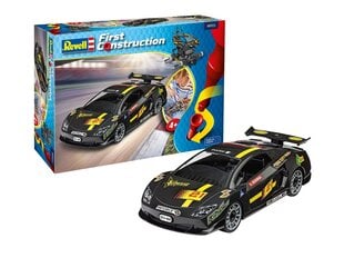 Revell mudelikomplekt - First Construction Race Car Black, 1/20, 00923 hind ja info | Kokkupandavad mänguasjad | kaup24.ee