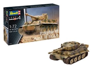 Revell mudelikomplekt - PzKpfw VI Ausf. H Tiger, 1/72 03262 цена и информация | Конструкторы и кубики | kaup24.ee