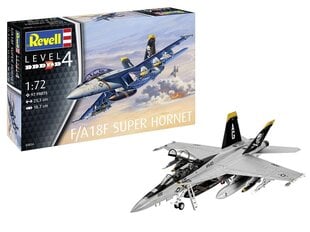 Revell mudelikomplekt - F/A-18F Super Hornet Model Set, 1/72, 63834 цена и информация | Конструкторы и кубики | kaup24.ee