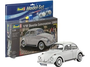 Сборная пластиковая модель Revell - VW Beetle Limousine 1968 подарочный набор, 1/24, 67083 цена и информация | Конструкторы и кубики | kaup24.ee