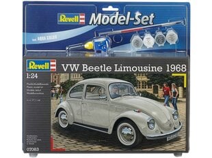 Сборная пластиковая модель Revell - VW Beetle Limousine 1968 подарочный набор, 1/24, 67083 цена и информация | Конструкторы и кубики | kaup24.ee