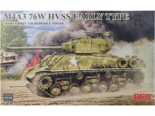 Rye Field Model mudelikomplekt - M4A3 76W HVSS Early Type, 1/35, RFM-5058 цена и информация | Конструкторы и кубики | kaup24.ee