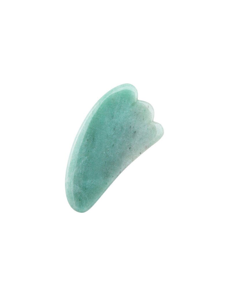 Massaažirull ja taldrik Guasha jadeite (roheline Aventurine Jade Roller & Gua Sha komplekt) hind ja info | Näopuhastus- ja massaažiseadmed | kaup24.ee