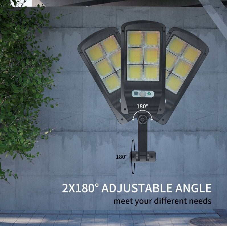 Tänavavalgusti 120 LED päikesepaneeli ja liikumisanduriga + puldiga hind ja info | Aia- ja õuevalgustid | kaup24.ee