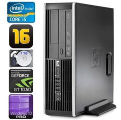 Стационарный компьютер HP 8100 Elite SFF i5-750 16GB 1TB GT1030 2GB DVD WIN10Pro [refurbished] цена и информация | Стационарные компьютеры | kaup24.ee