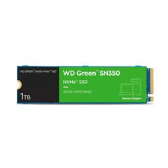 WD Green SN350 (WDS100T3G0C) цена и информация | Внутренние жёсткие диски (HDD, SSD, Hybrid) | kaup24.ee