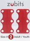 Punane magnetkinnitus Zubits, nr 2 hind ja info | Rõivaste ja jalatsite hooldus | kaup24.ee