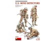 Miniart mudelikomplekt - U.S. Mine Detectors, 1/35, 35251 цена и информация | Klotsid ja konstruktorid | kaup24.ee