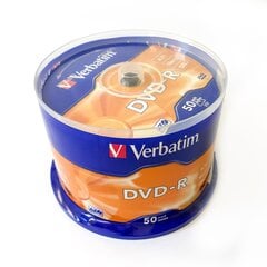 DVD диски Verbatim 43548 цена и информация | Виниловые пластинки, CD, DVD | kaup24.ee