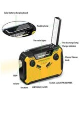 Новое многофункциональное радио с солнечной батареей цена и информация | Рации | kaup24.ee