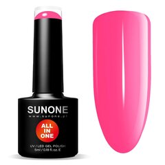 Гибридный лак для ногтей Sunone All In One 3в1 R13 Rene, 5 мл цена и информация | Лаки для ногтей, укрепители для ногтей | kaup24.ee